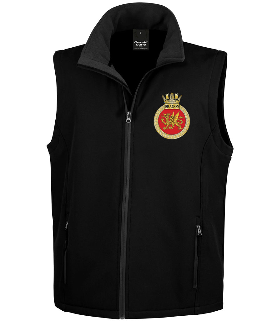 TS Dragon - Result Core Unisex Printable Soft Shell Bodywarmer
