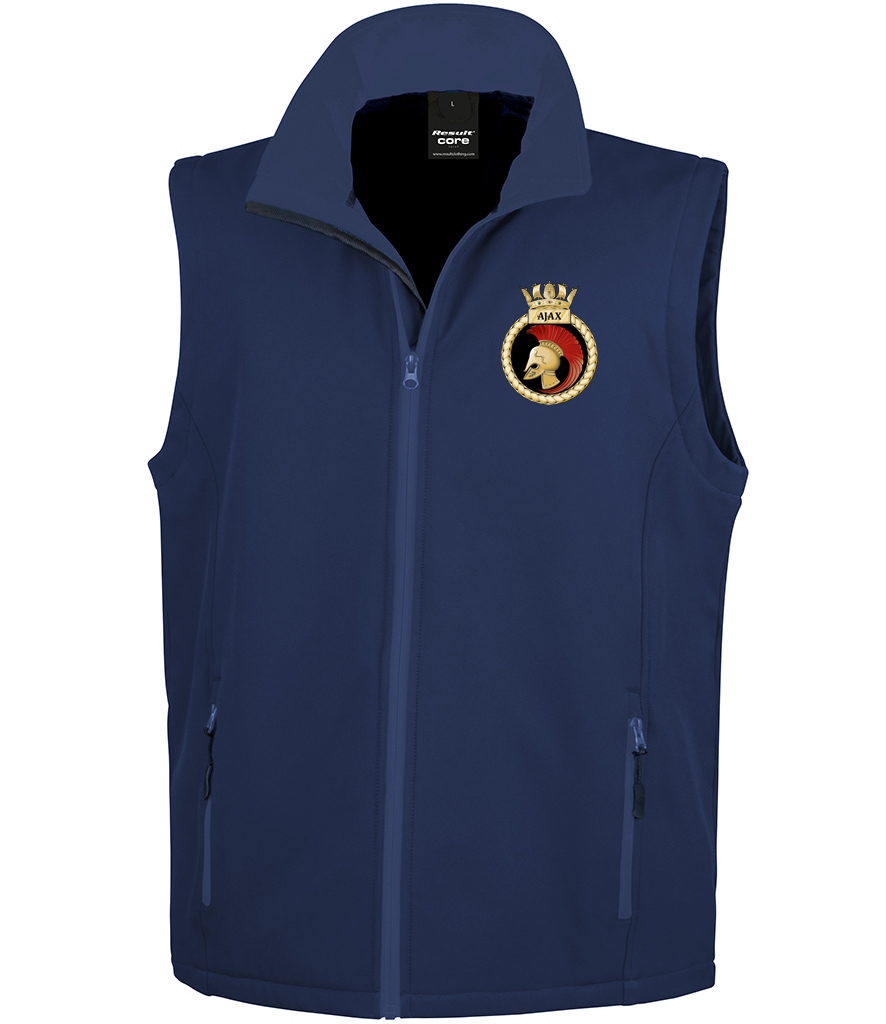 TS AJAX - Result Core Unisex Printable Soft Shell Bodywarmer