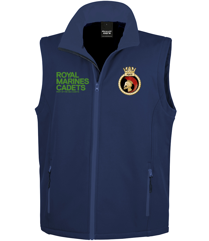 TS AJAX RMC - Result Core Unisex Printable Soft Shell Bodywarmer