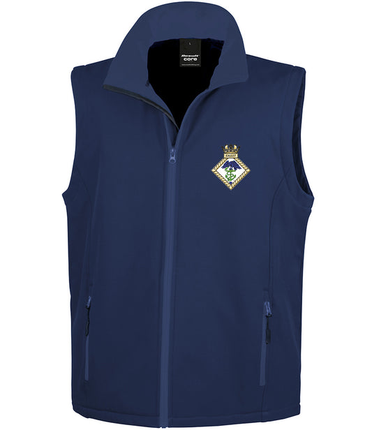 HMS EAGLET Result Core Printable Soft Shell Bodywarmer - RS232M