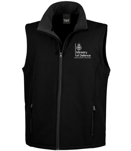 MoD Design Authority Structures - - Result Core Unisex Printable Soft Shell Bodywarmer