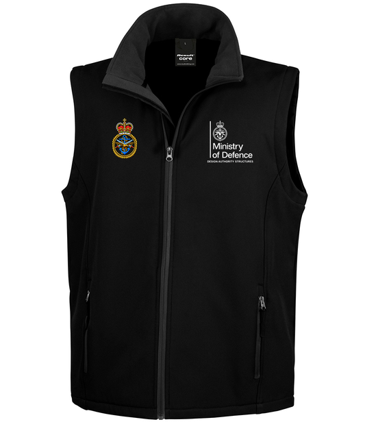 MoD Design Authority Structures (Tri Service) - Result Core Unisex Printable Soft Shell Bodywarmer