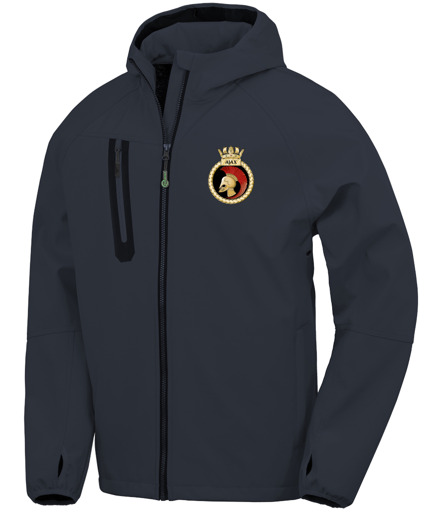 TS AJAX - Result Recycled  Unisex Three Layer Printable Hooded Soft Shell Jacket