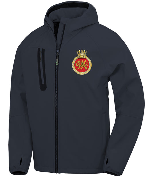 TS Dragon - Result Recycled Unisex Three Layer Printable Hooded Soft Shell Jacket