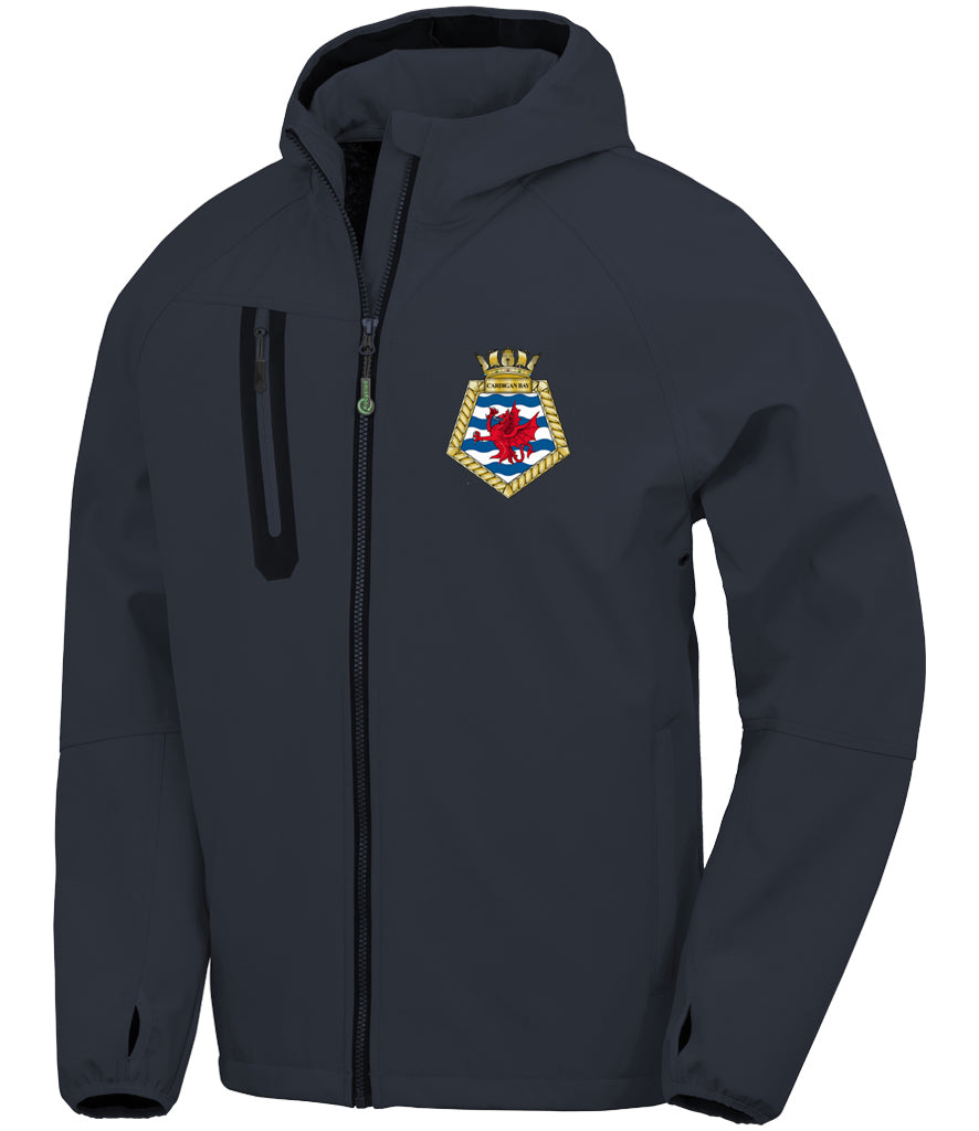TS Cardigan Bay - Result Recycled Unisex Three Layer Printable Hooded Soft Shell Jacket