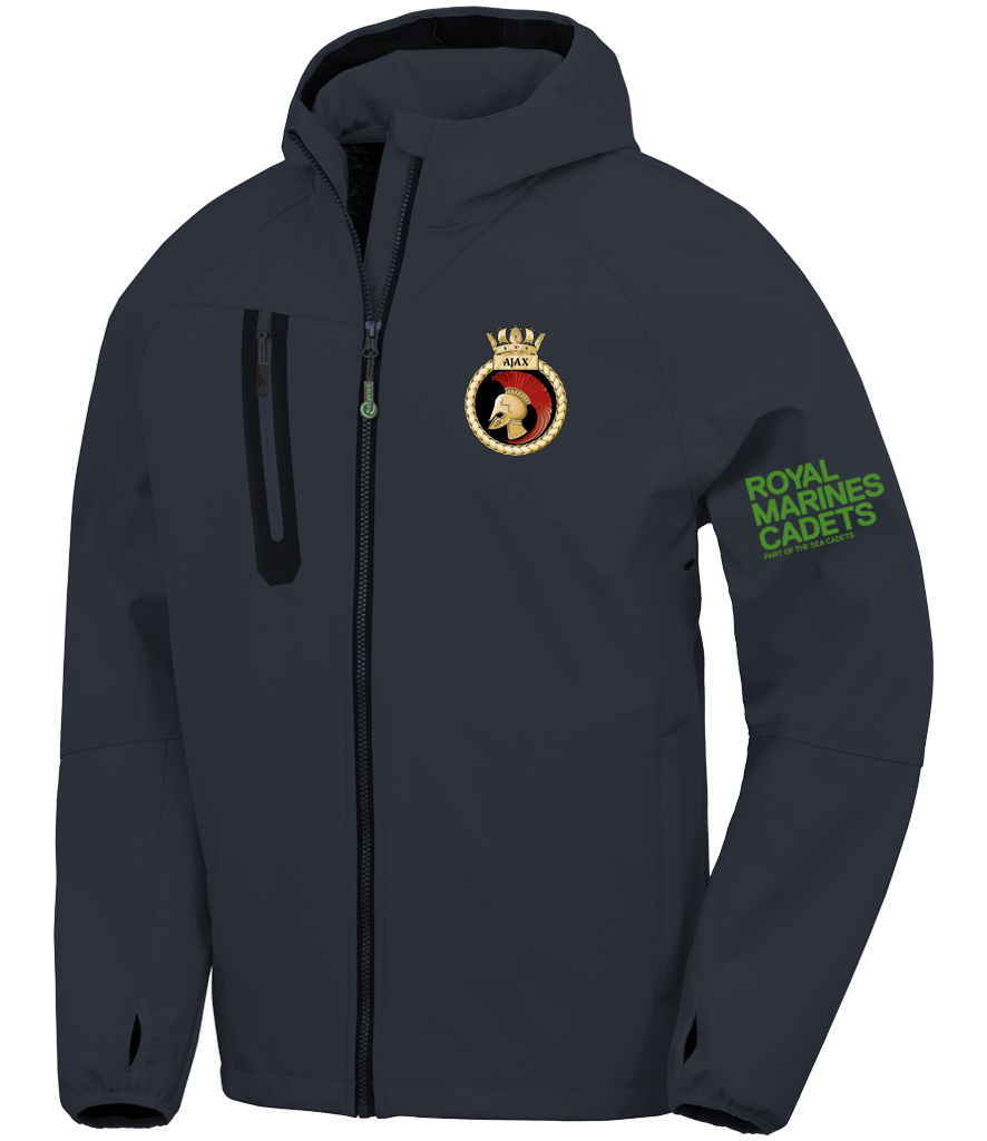TS AJAX RMC - Result Recycled  Unisex Three Layer Printable Hooded Soft Shell Jacket