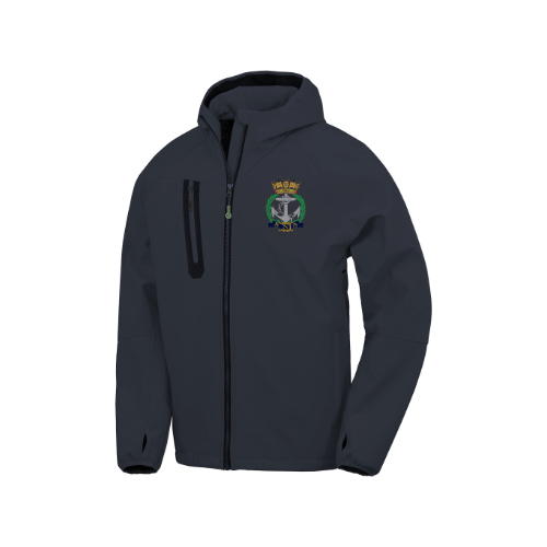 RNA Result Recycled  Unisex Three Layer Printable Hooded Soft Shell Jacket - R909X