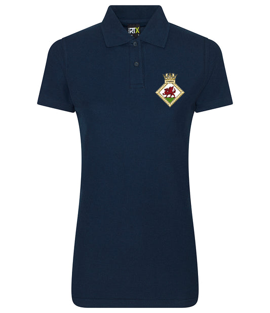 HMS CAMBRIA Ladies Fit Pique Polo Shirt - RX101F