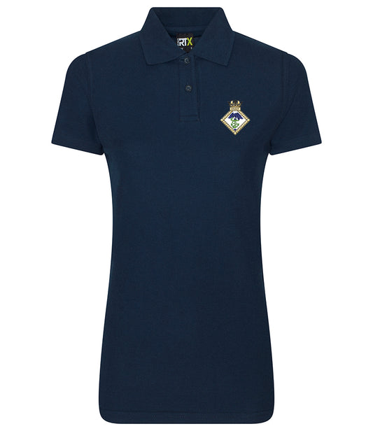 HMS EAGLET Ladies Fit Pique Polo Shirt - RX101F