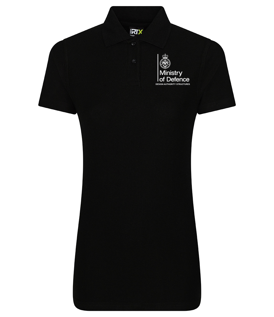 MoD Design Authority Structures - Pro RTX Ladies Fit Pique Polo Shirt