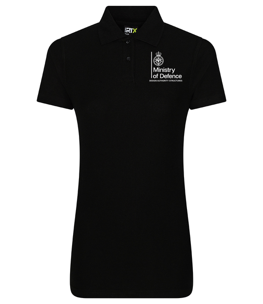 MoD Design Authority Structures - Pro RTX Ladies Fit Pique Polo Shirt
