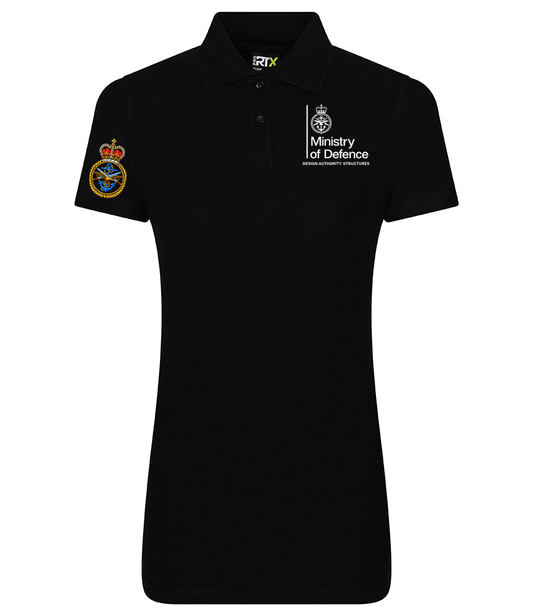 MoD Design Authority Structures (Tri Service) - Pro RTX Ladies Fit Pique Polo Shirt