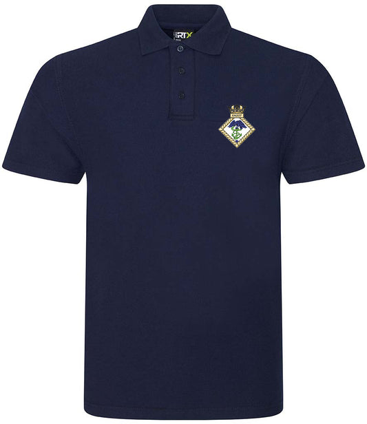HMS EAGLET Unisex Pique Polo Shirt - RX101