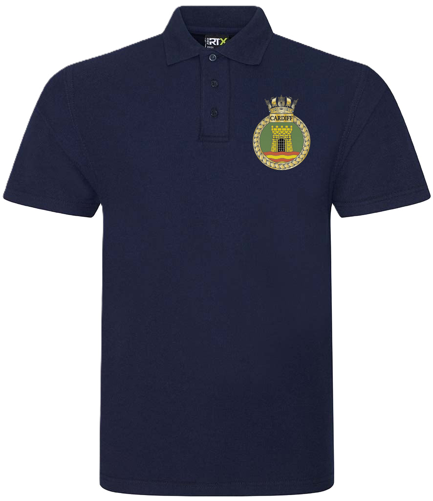 HMS Cardiff - Cool Wicking T-Shirt - JC001