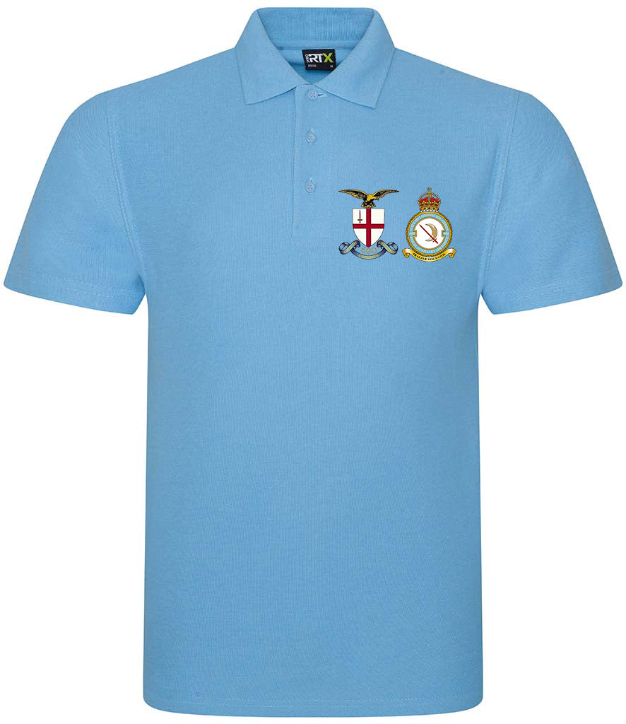City of London 600 Squadron Unisex Pique Polo Shirt - RX101