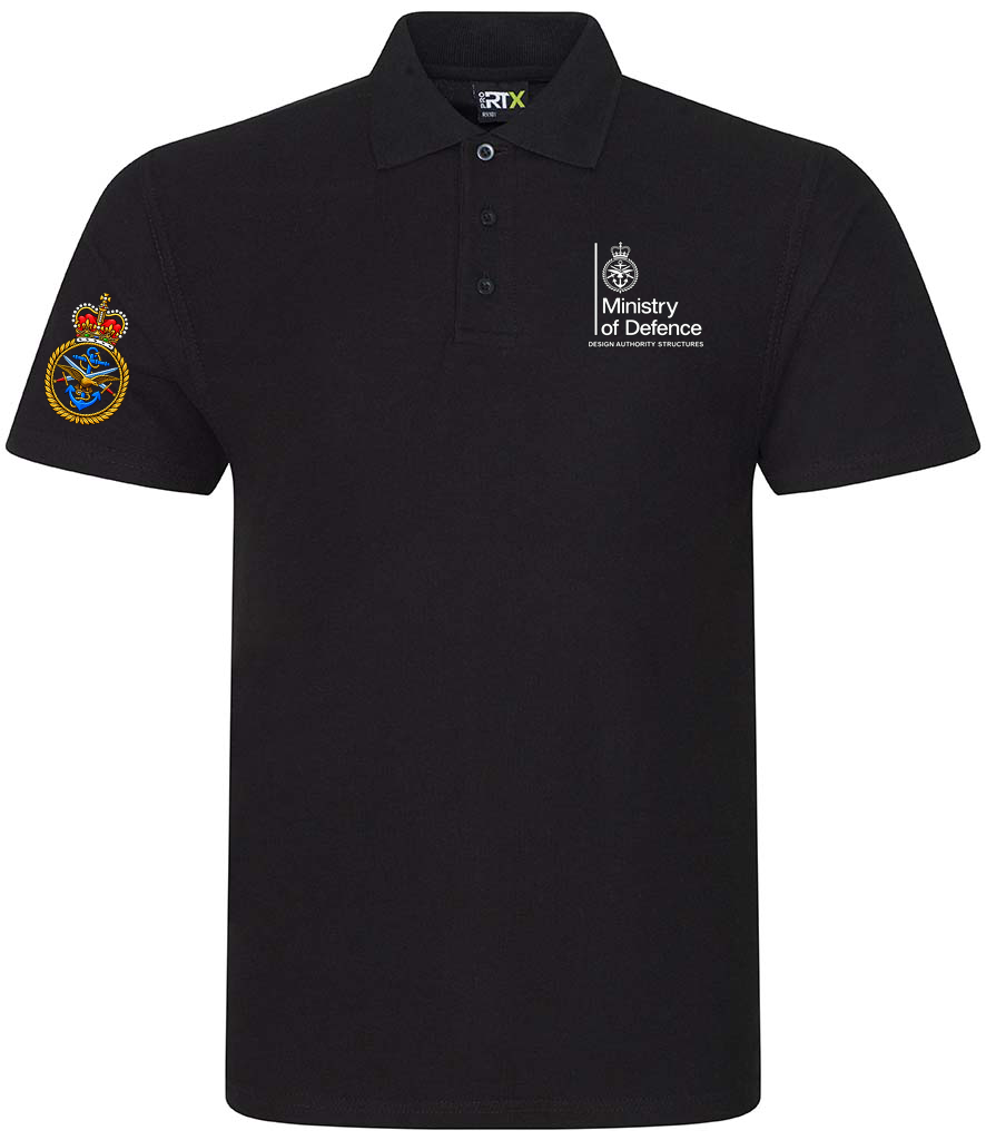 MoD Design Authority Structures (Tri Service) - Pro RTX Unisex Pique Polo Shirt