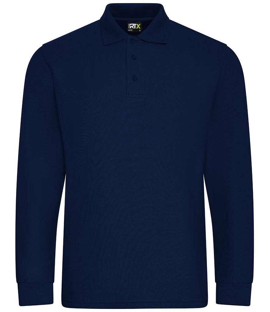 RN Unisex Long Sleeve Pique Polo Shirt - RX102 Eastbourne Branch