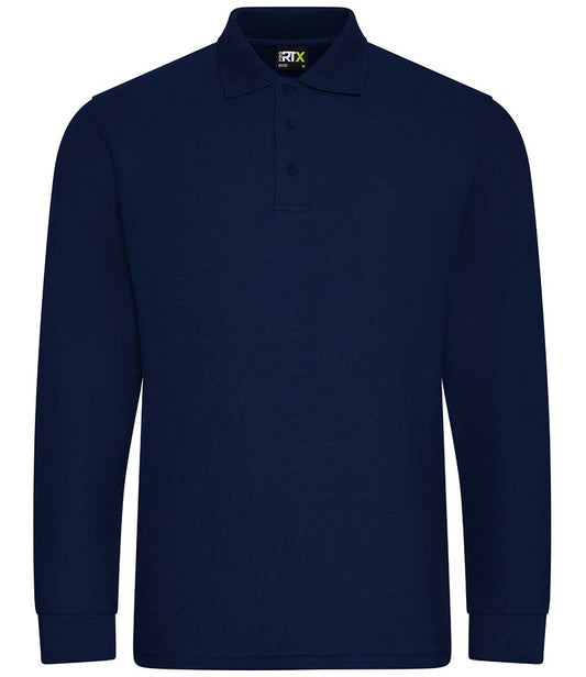 RN Unisex Long Sleeve Pique Polo Shirt - RX102 Swansea Branch