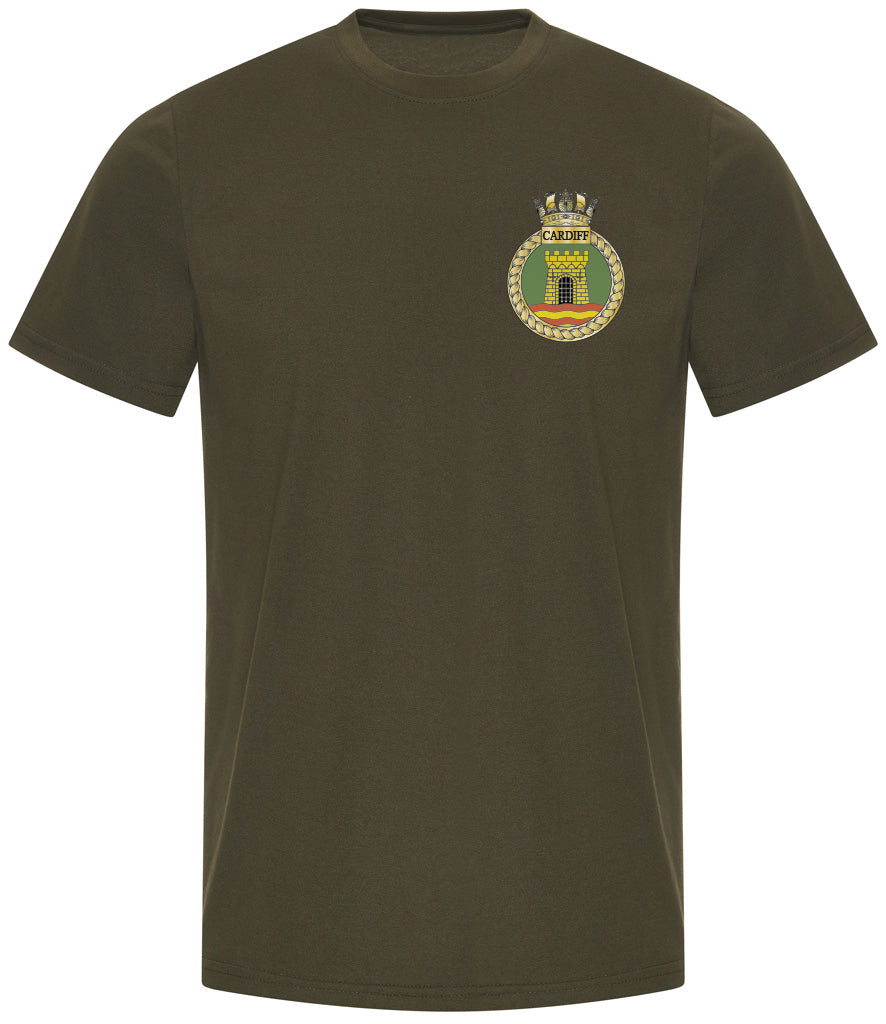 HMS Cardiff -  Pro RTX Unisex T-Shirt - RX151