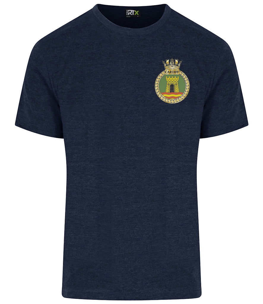 HMS Cardiff -  Pro RTX Unisex T-Shirt - RX151