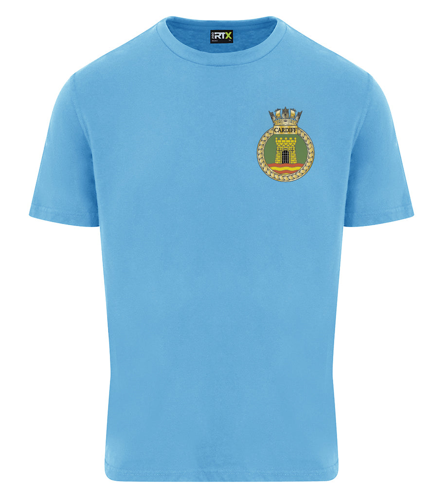 HMS Cardiff -  Pro RTX Unisex T-Shirt - RX151