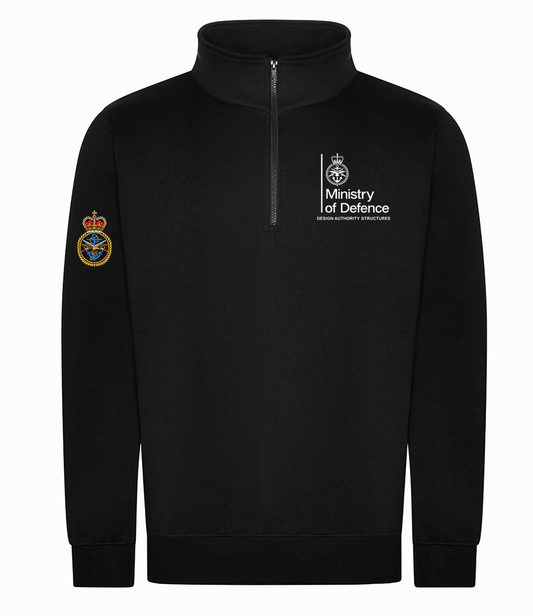 MoD Design Authority Structure (Tri Service) - Pro RTX 1/4 Neck Zip Sweatshirt - RX305