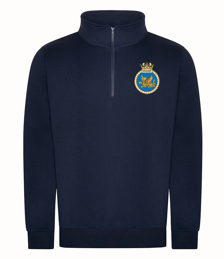 HMS VIGILANT - Pro RTX 1/4 Neck Zip Sweatshirt - RX305