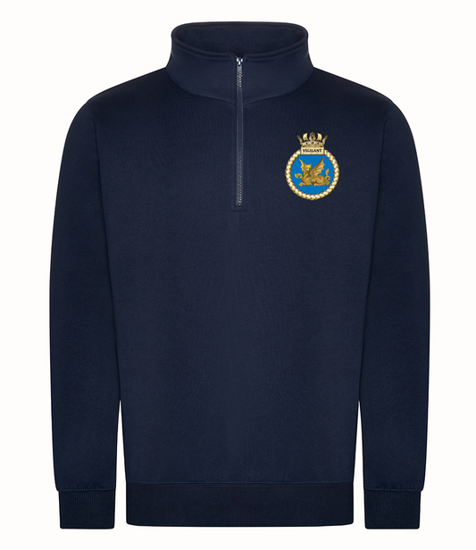 HMS VIGILANT - Pro RTX 1/4 Neck Zip Sweatshirt - RX305