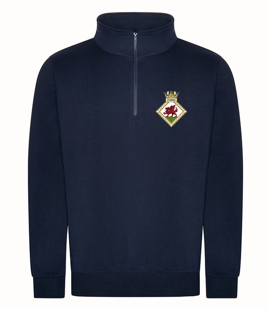 HMS CAMBRIA - Pro RTX 1/4 Neck Zip Sweatshirt - RX305