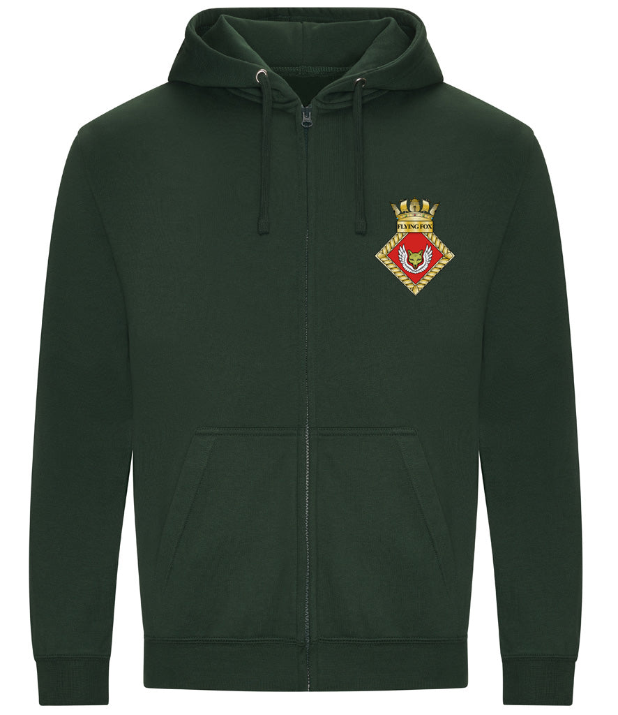 HMS Flying Fox - Pro RTX Unisex Zip Hoodie