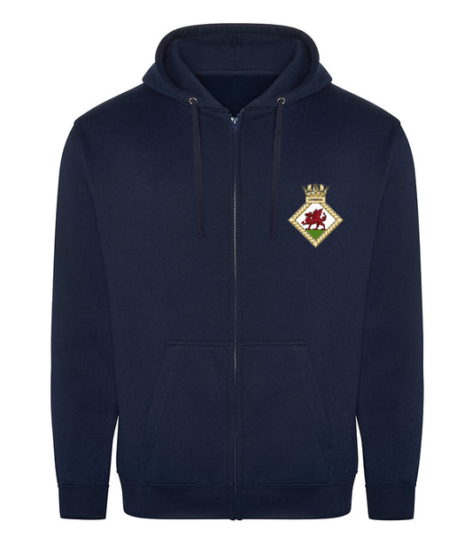 HMS CAMBRIA  RTX Pro Unisex Zip Hoodie - RX351
