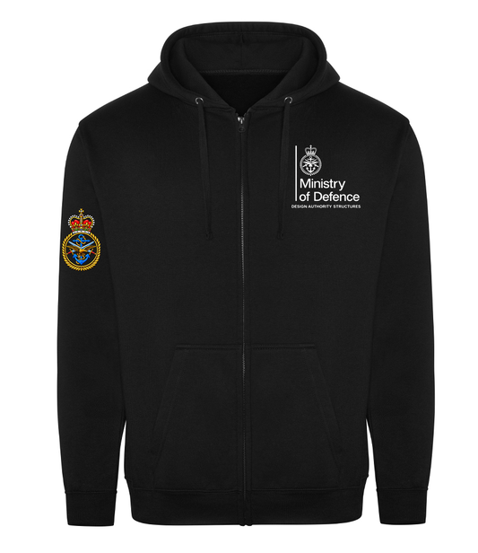 MoD Design Authority Structures (Tri Service) - Pro RTX Unisex Zip Hoodie