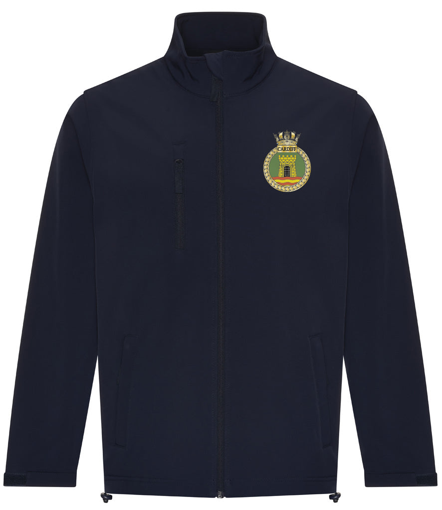 HMS Cardiff -  Pro RTX Unisex Three Layer Soft Shell Jacket