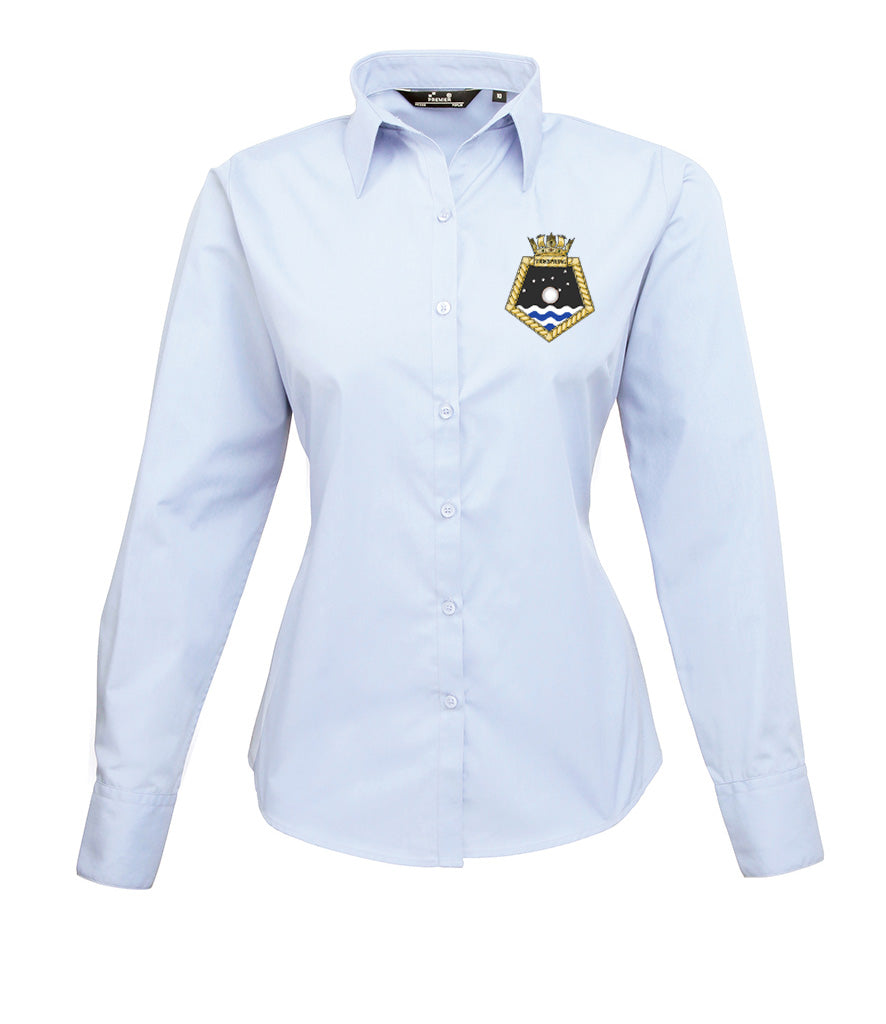 RFA TIDESPRING Premier Ladies Long Sleeve Poplin Blouse - PR300