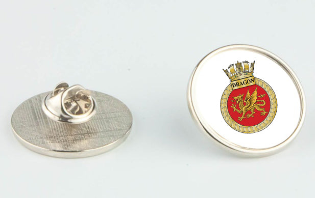 TS Dragon - Lapel Pin Badge Silver or Gold