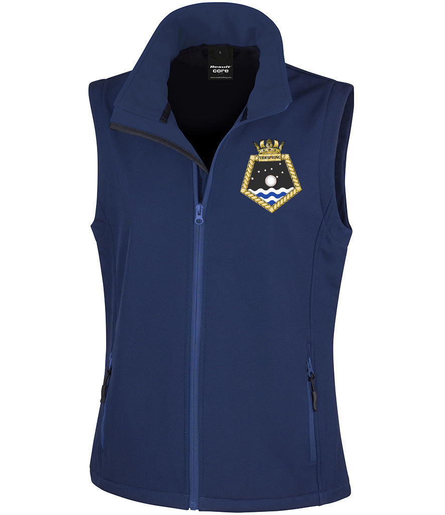 RFA TIDESPRING Result Core Ladies Printable Soft Shell Bodywarmer - RS232F