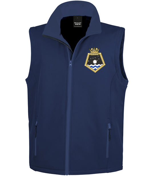 RFA TIDESPRING Result Core Printable Soft Shell Bodywarmer - RS232M