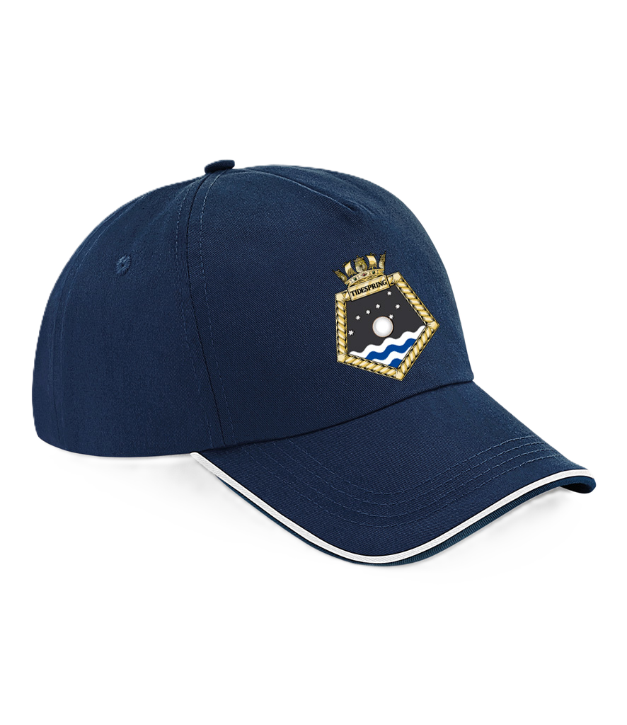 RFA TIDESPRING Beechfield Authentic Piped 5 Panel Cap - BB25C