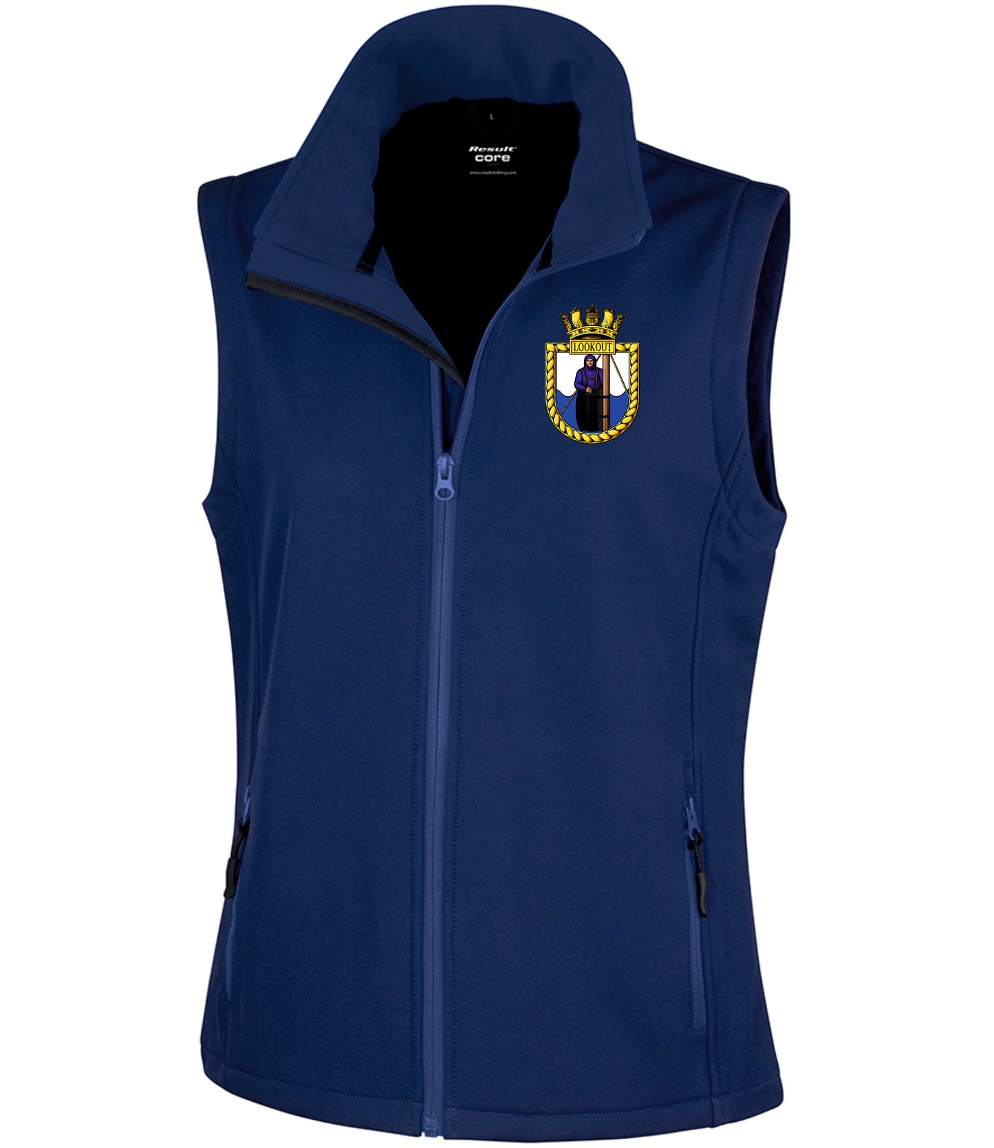 Result Core Ladies Printable Soft Shell Bodywarmer TS LOOKOUT