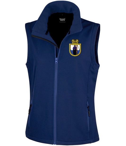 Result Core Ladies Printable Soft Shell Bodywarmer TS LOOKOUT