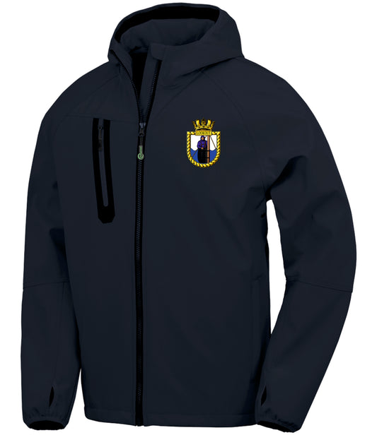 Result Recycled  Unisex Three Layer Printable Hooded Soft Shell Jacket  TS LOOKOUT